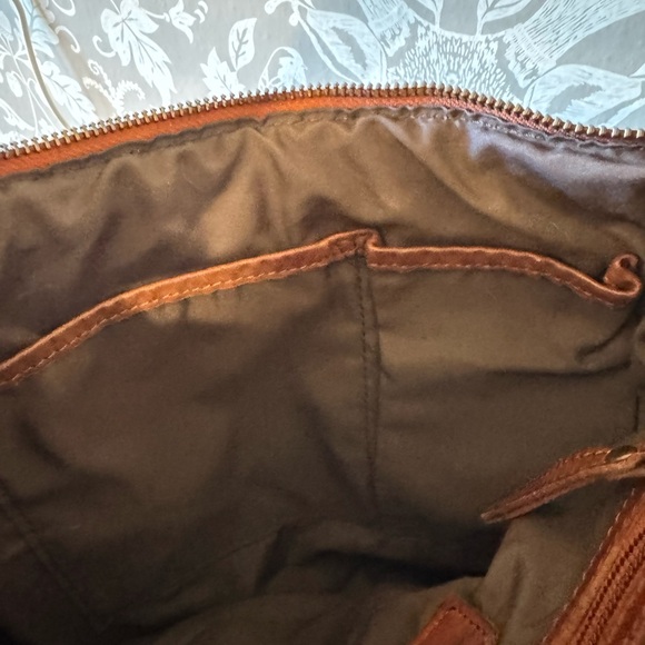 Brown Woven Leather Crossbody Bag - Picture 13 of 13